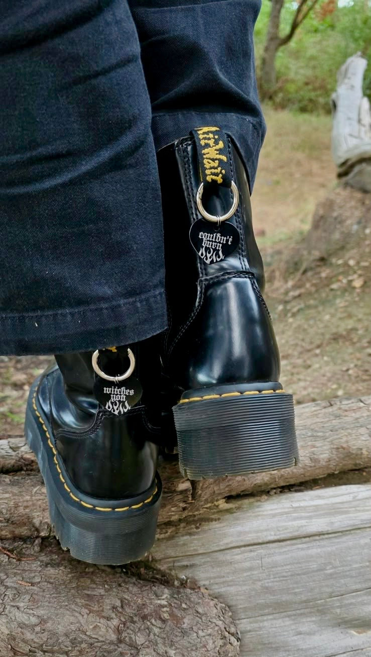 Witches you couldn't burn dr marten charms.