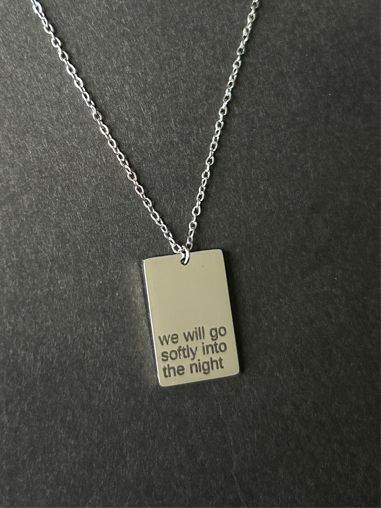 SOFLTY silver necklace.