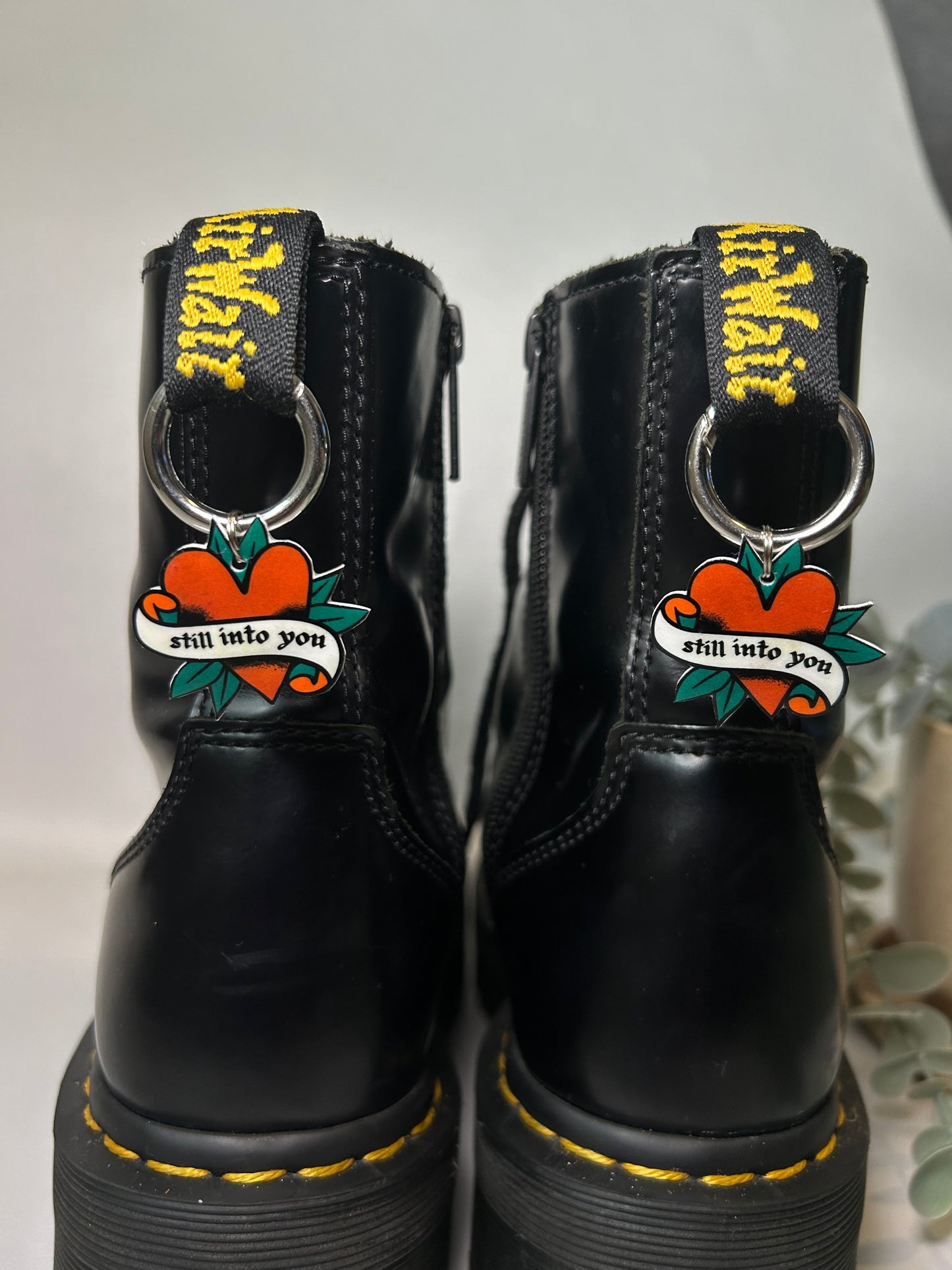 Still into you boot charms