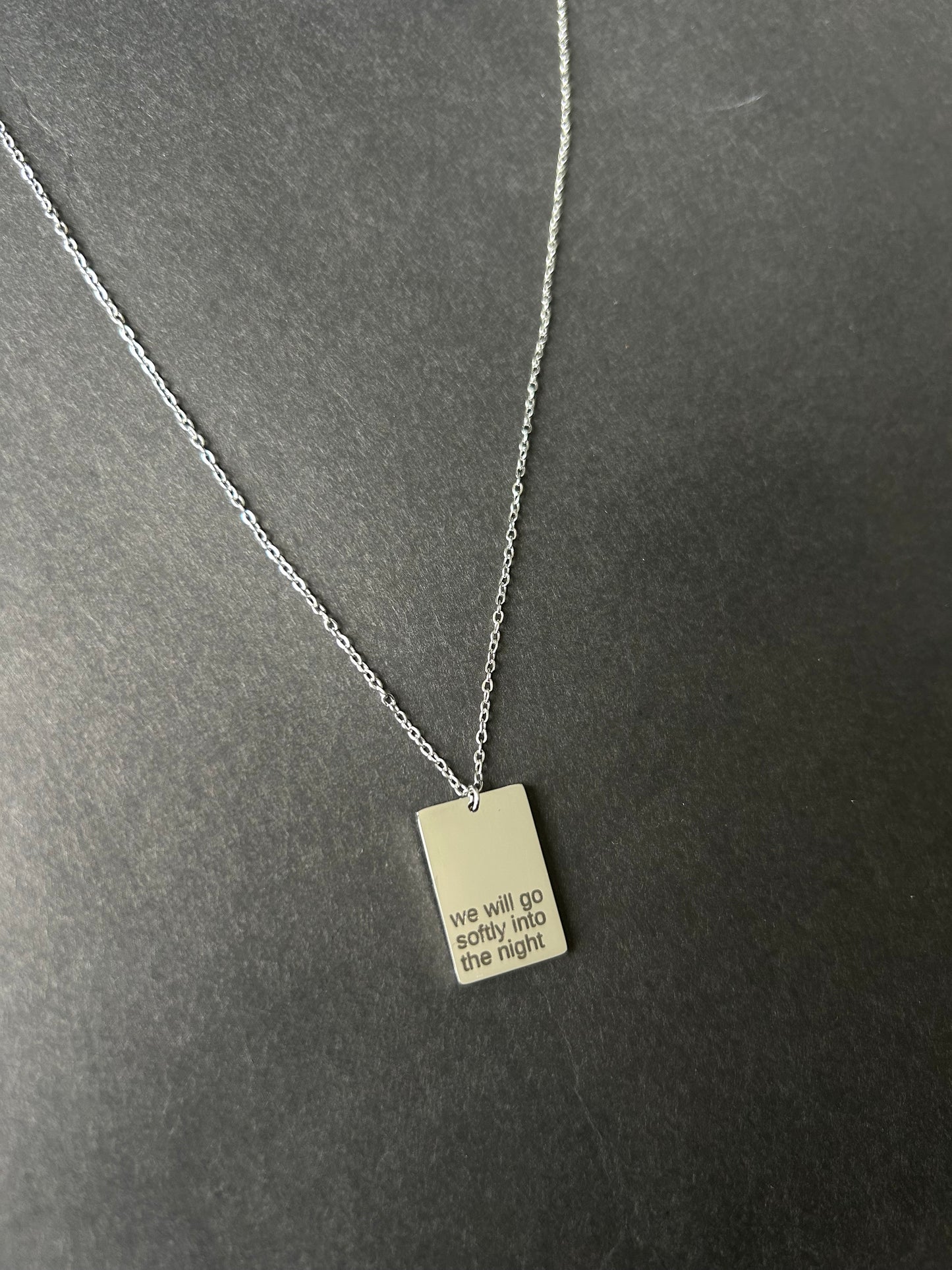 SOFLTY silver necklace.
