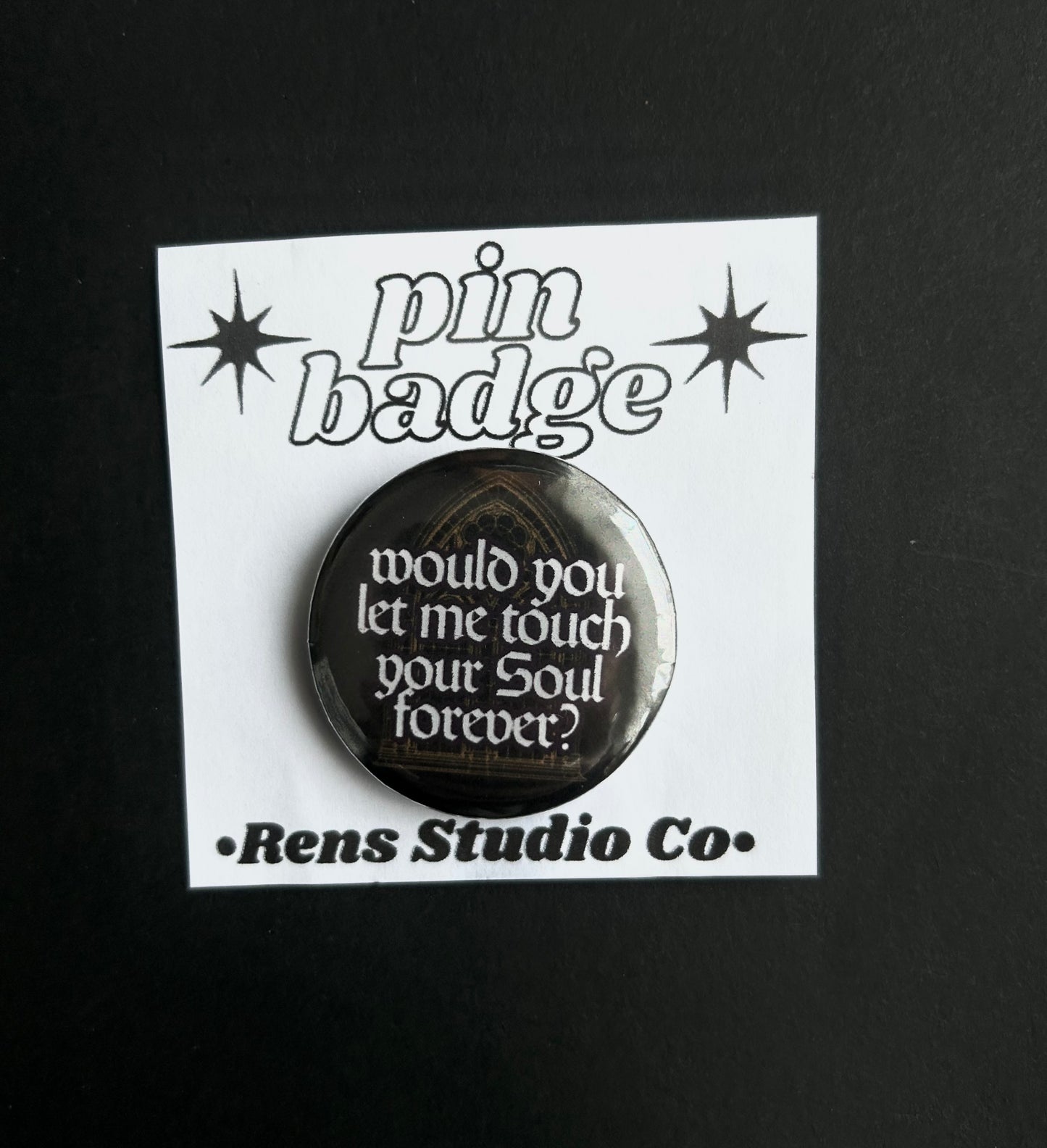life eternal pin badge