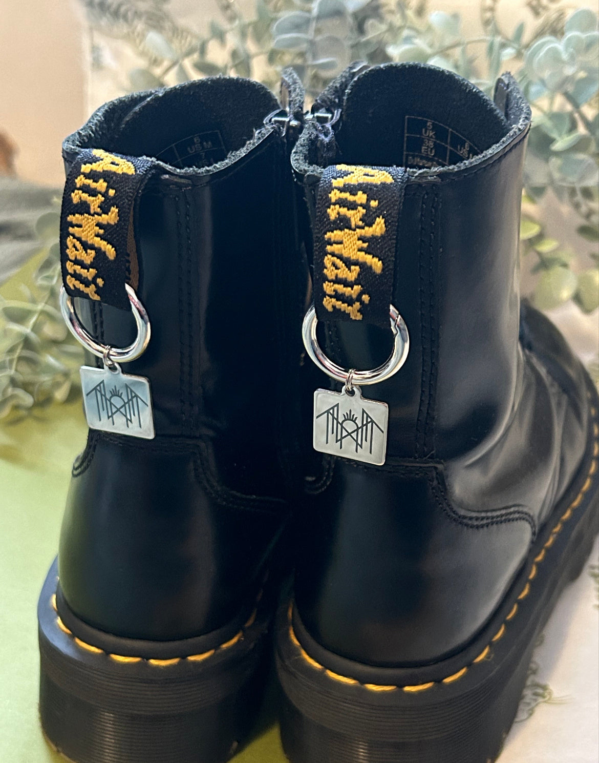 Masked men boot accessories | dr marten boot charms