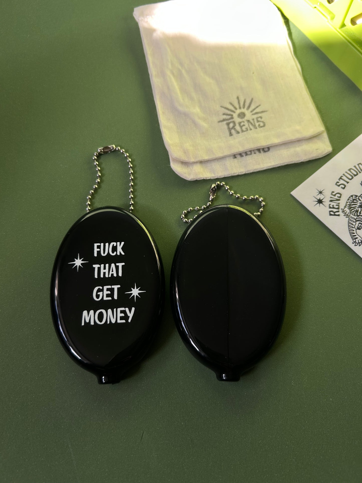 GET MONEY coin purse