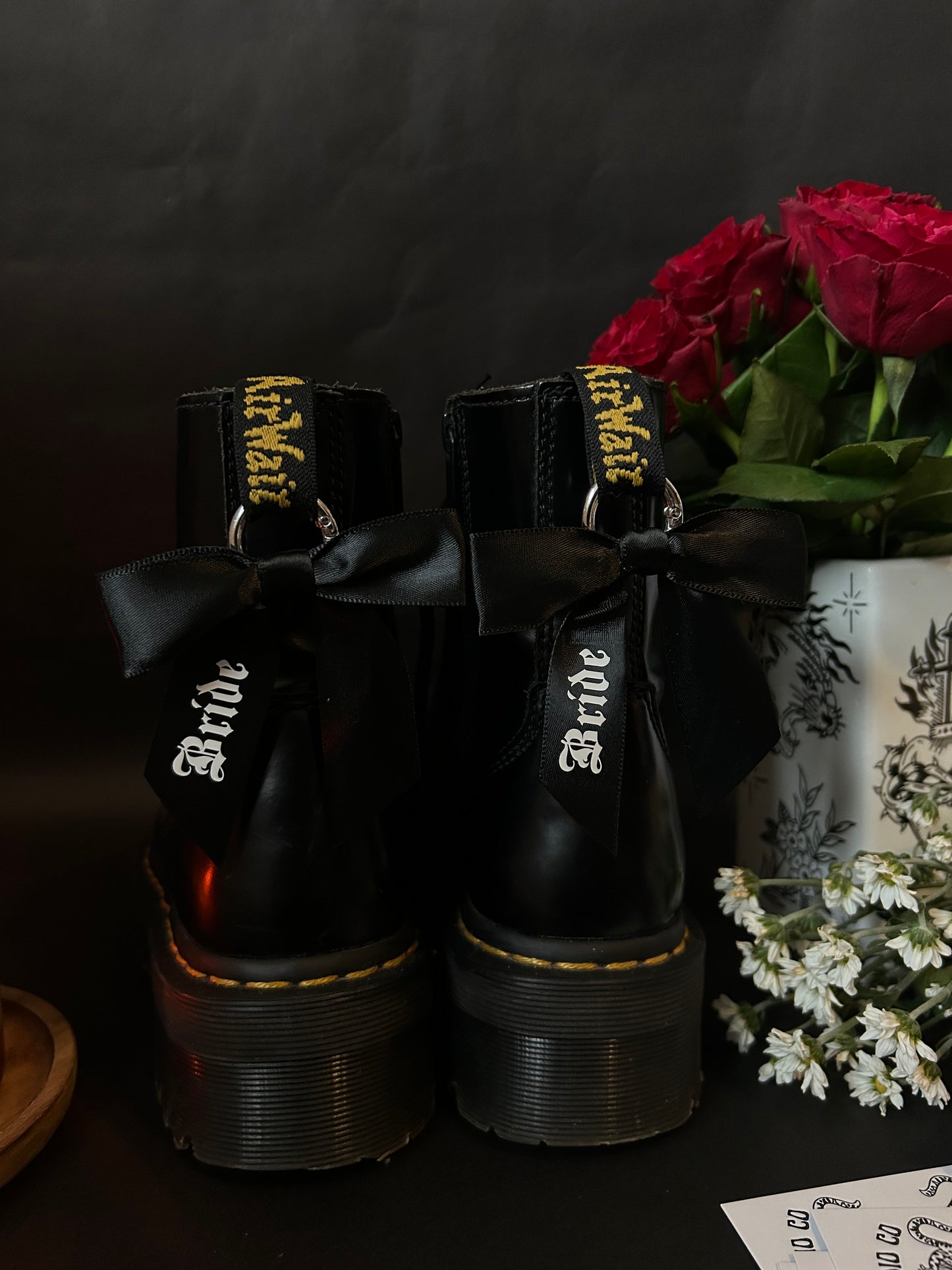 Bride boot charms