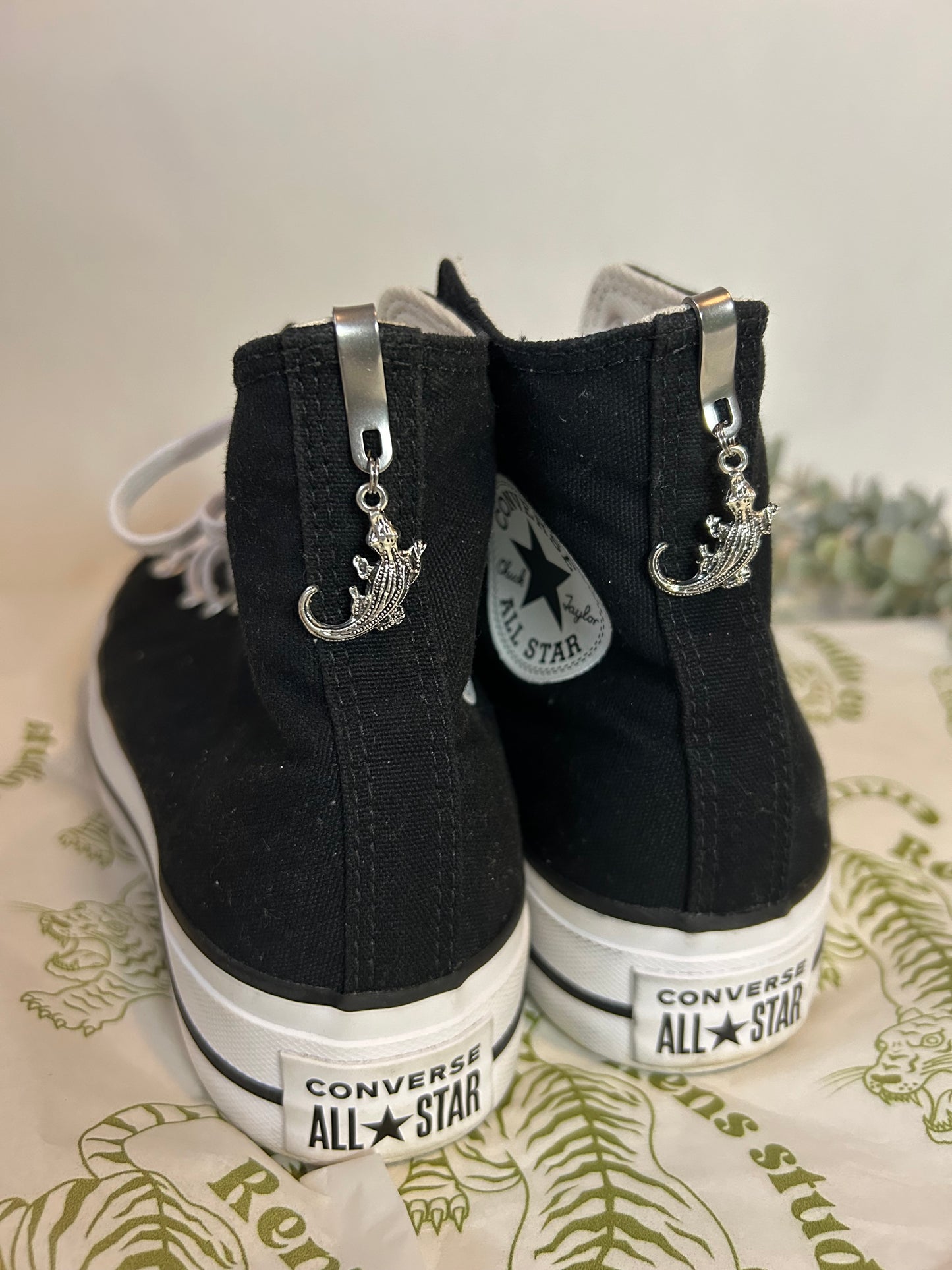 CATBM crocodile hi top shoe charms