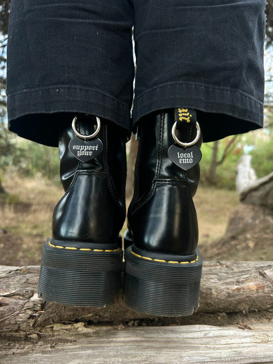 support your local emo dr marten charms.