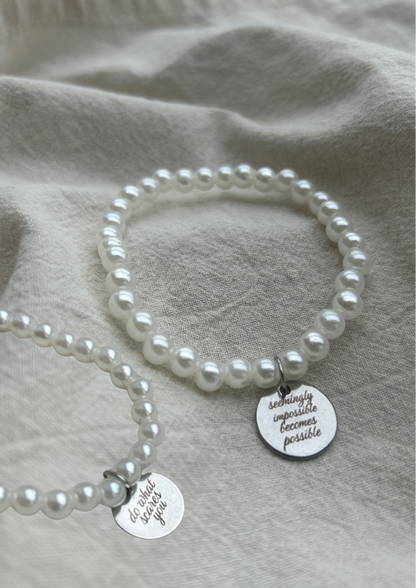 Do what scares you bracelet