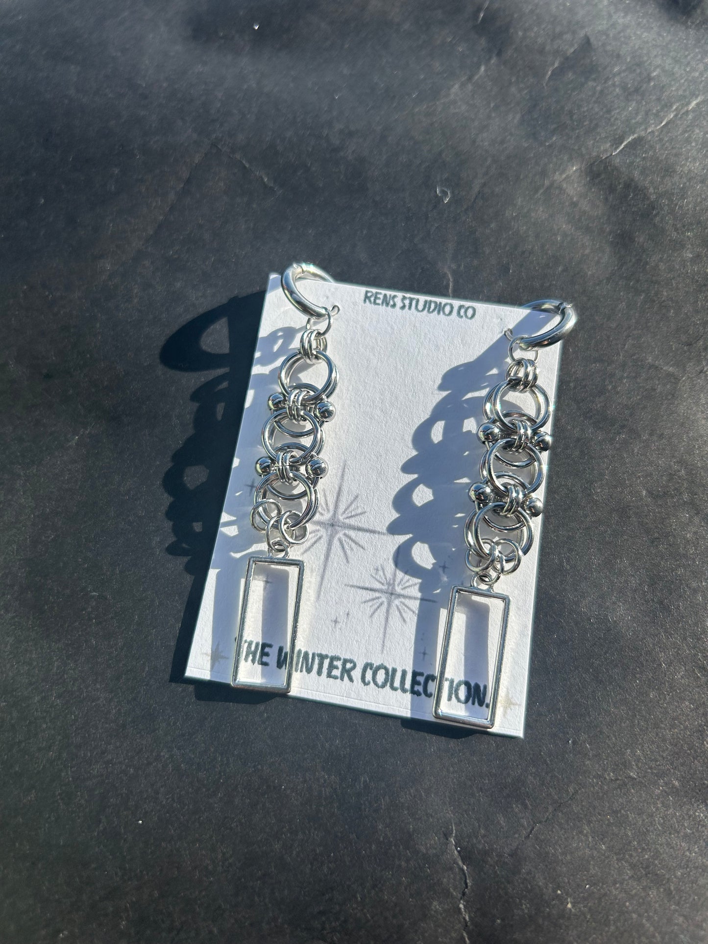 the box bull ring earrings