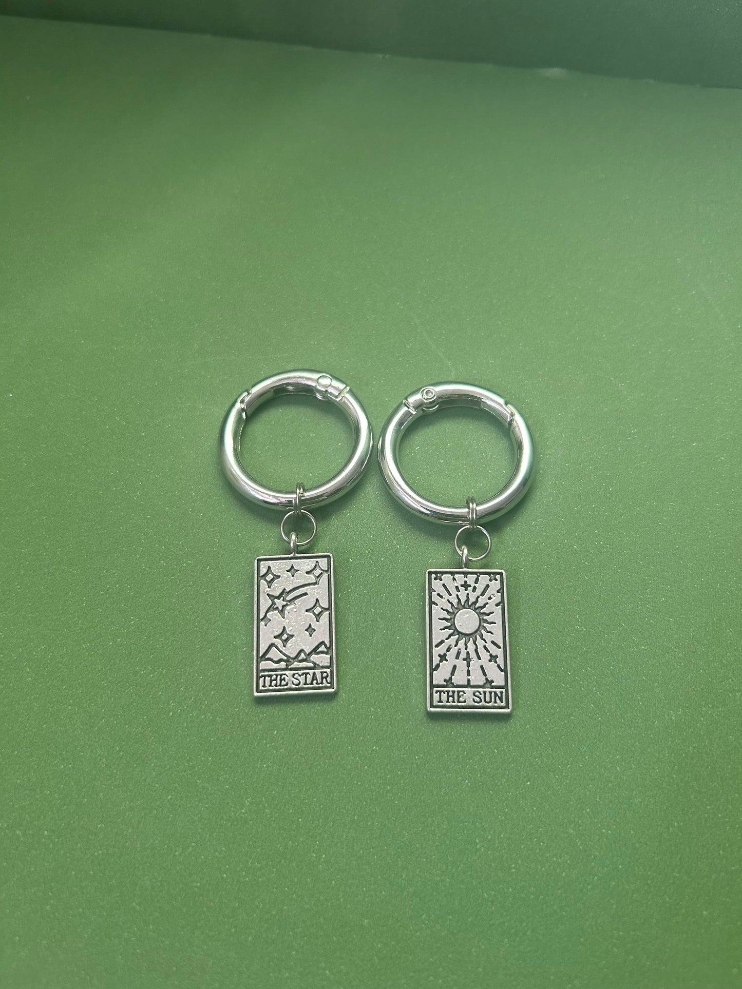Tarot card sun and star boot charms