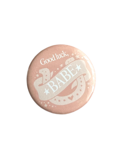 good luck pin badge