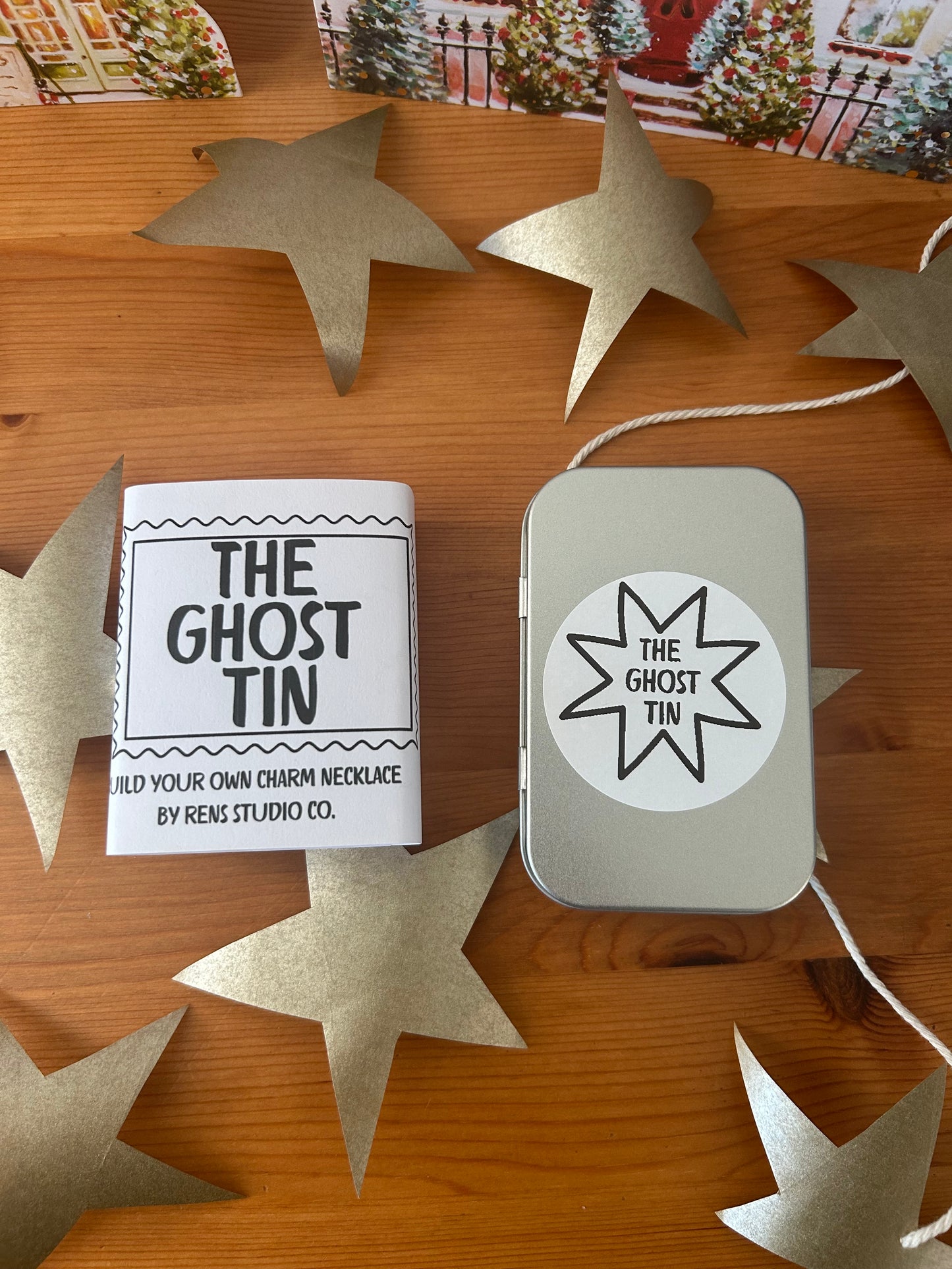 Crucifix Tin - Build your own charm necklace.