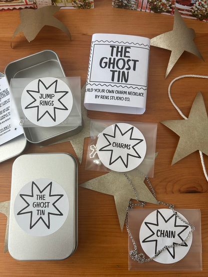 Crucifix Tin - Build your own charm necklace.