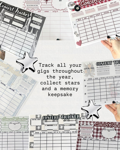 Concert trackers.