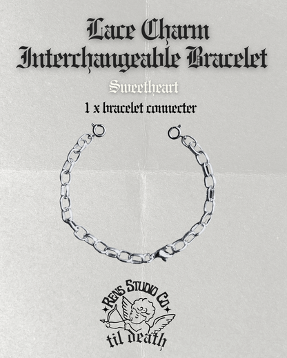 Sweetheart Bracelet Connecter for Lace charms