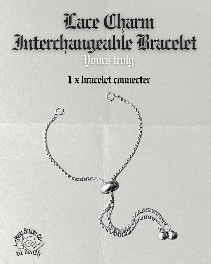 Yours Truly Bracelet Connecter for Lace charms