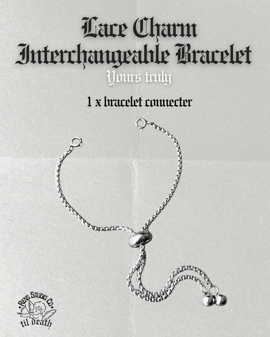 Yours Truly Bracelet Connecter for Lace charms
