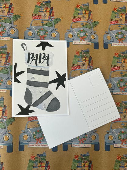 Papa postcard