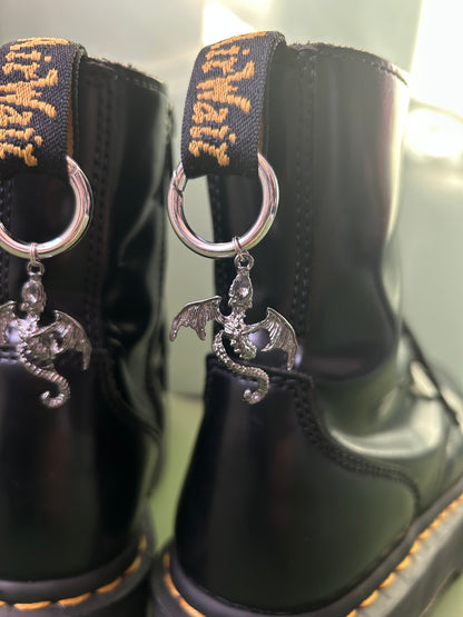 black dragon boot charms