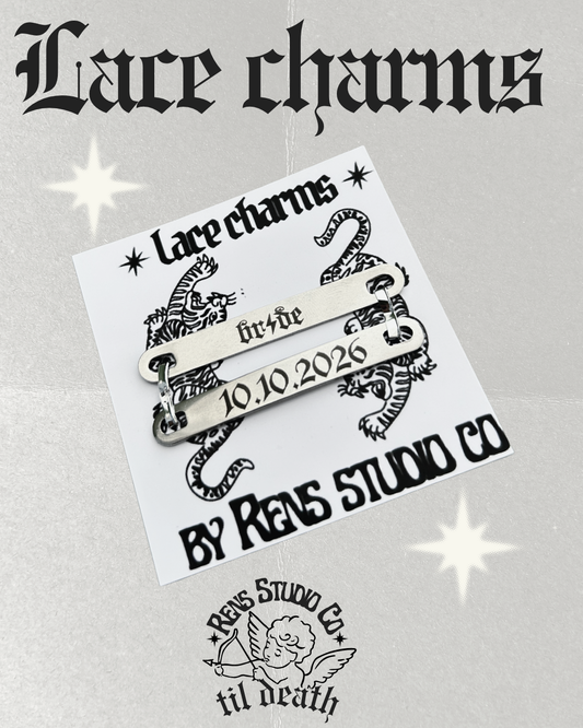 Br⚡︎de custom date lace charms