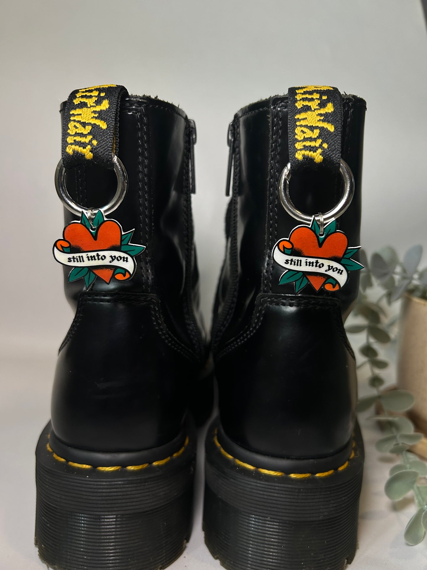 Still into you boot charms