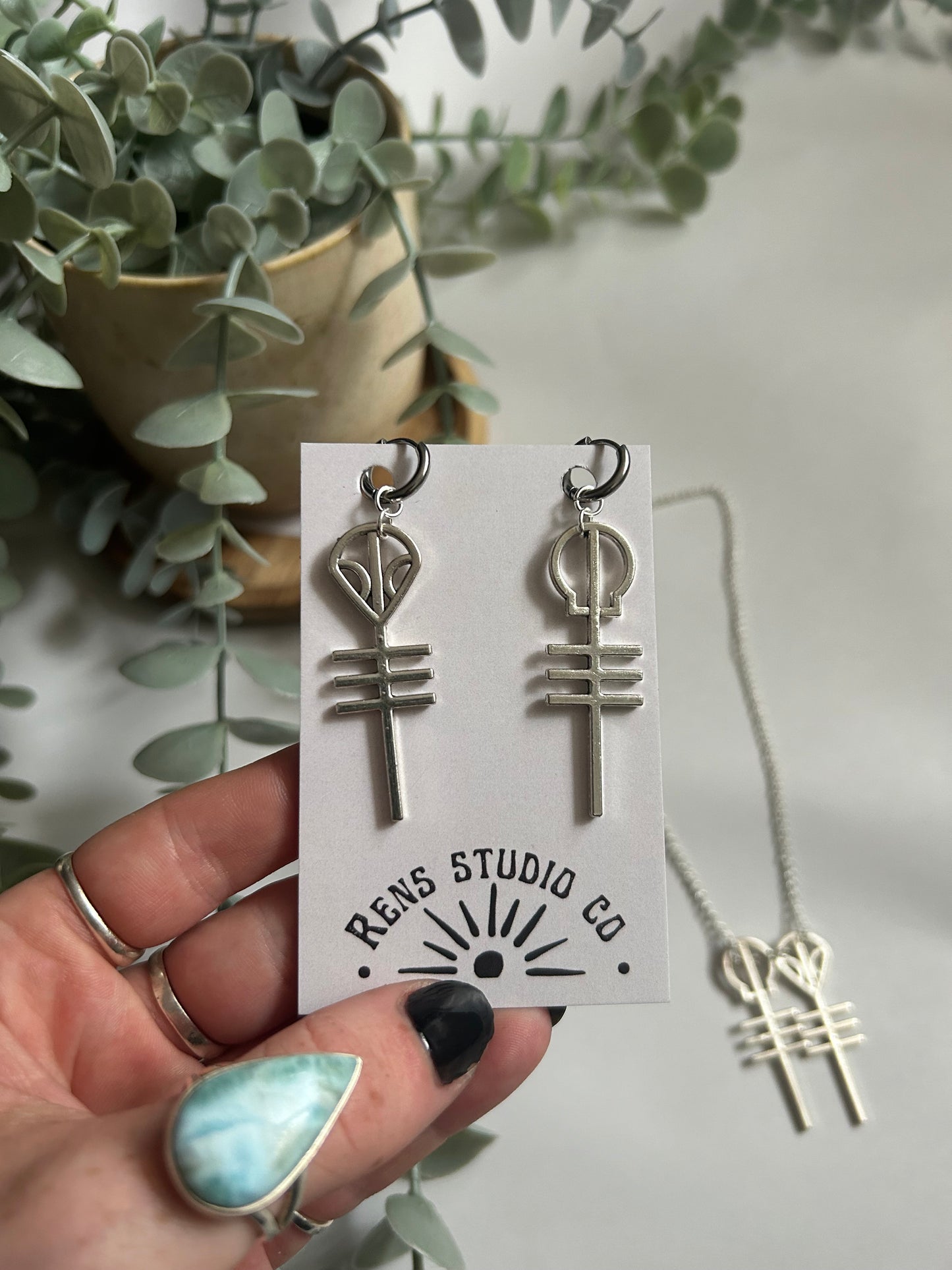 Skeleton earrings