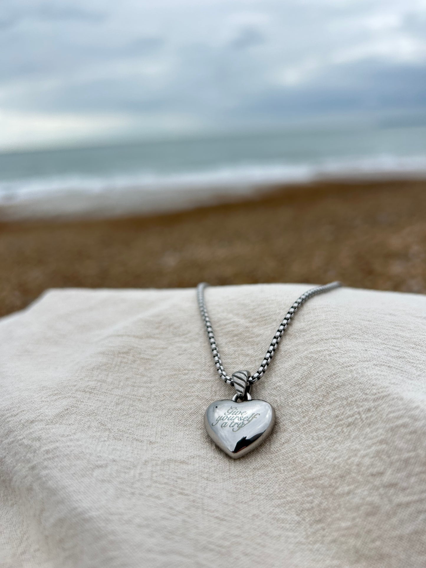 PRE ORDER give yourself a try necklace