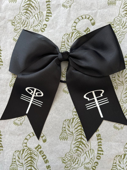 TOP black hair bow