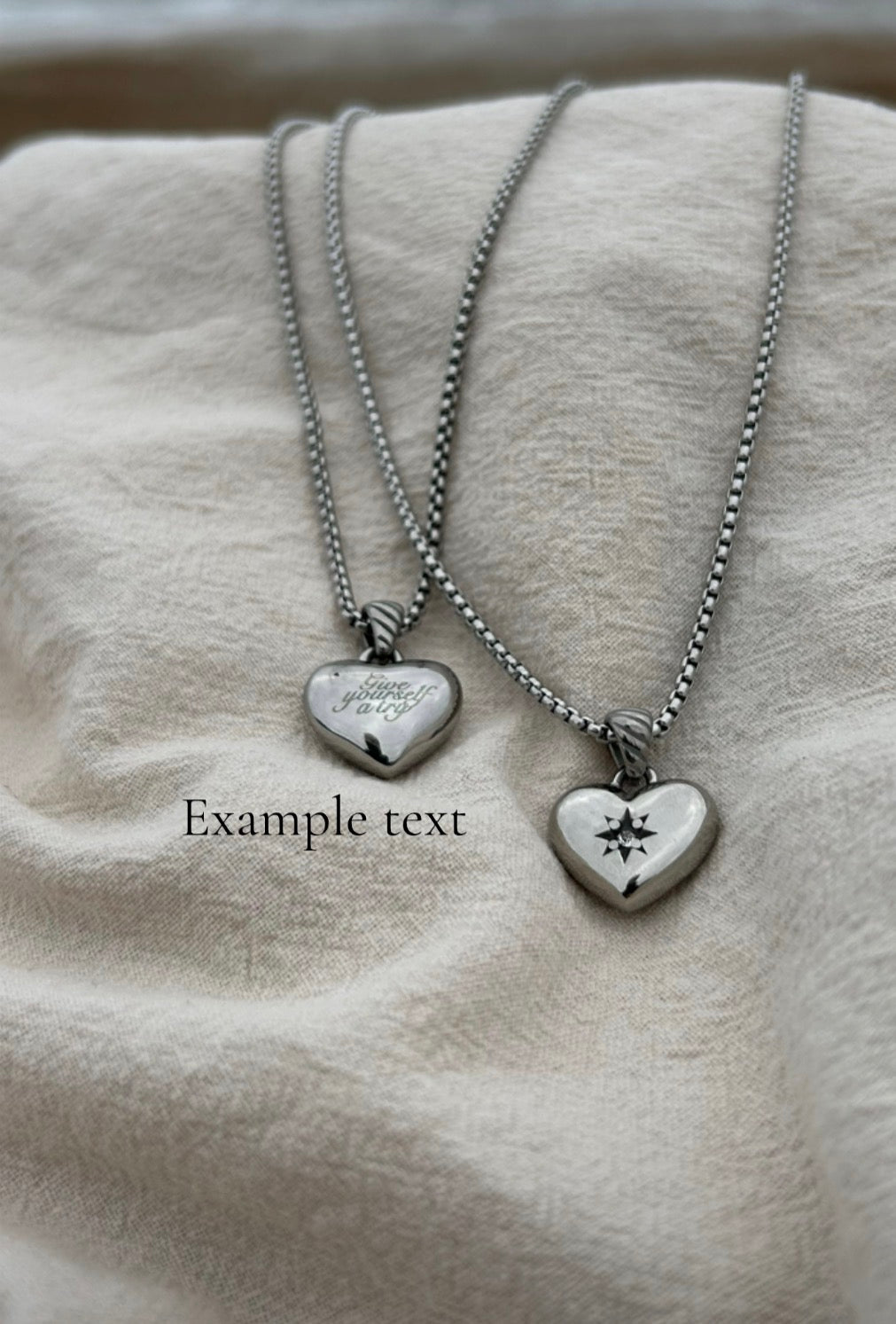 Pre order Custom Engraved star necklace