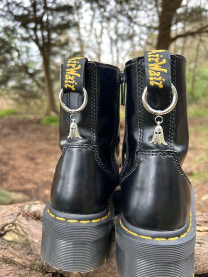 mini ghost boot charms