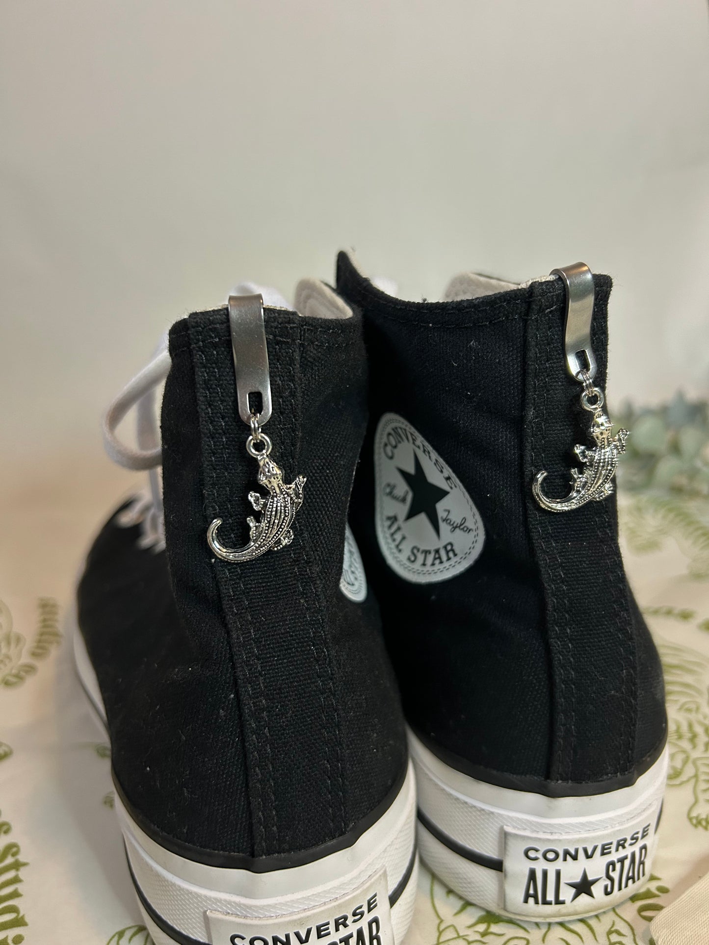 CATBM crocodile hi top shoe charms