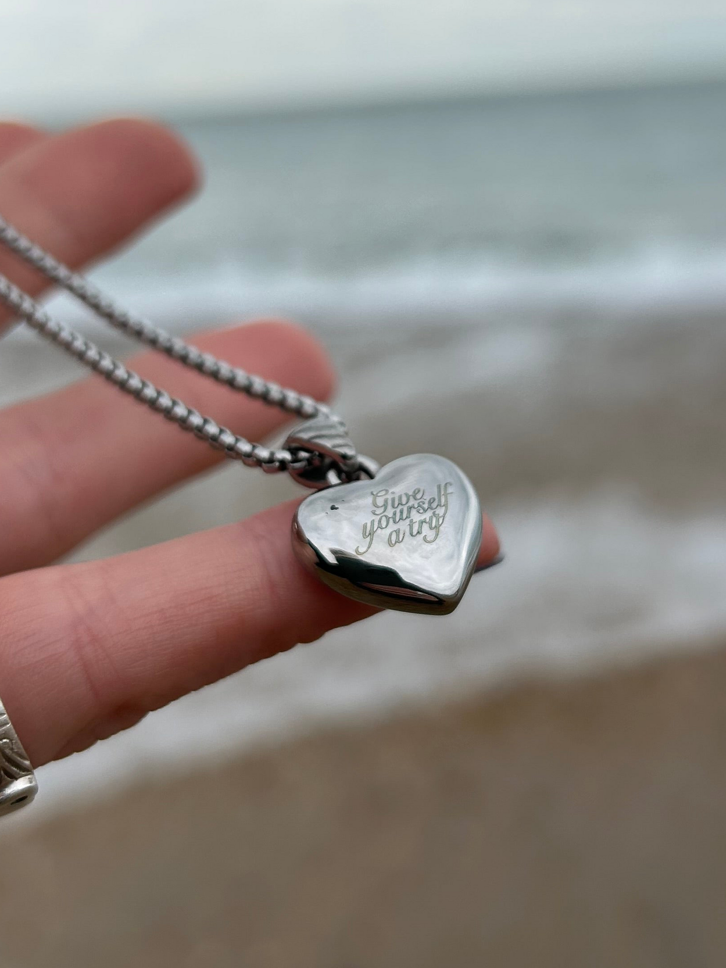 PRE ORDER give yourself a try necklace