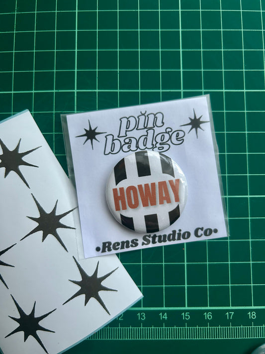 howay pin badge