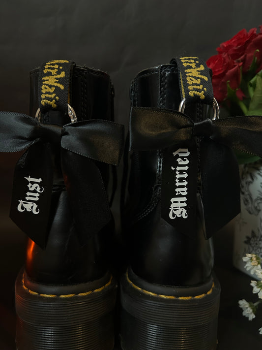 Just married boot charms