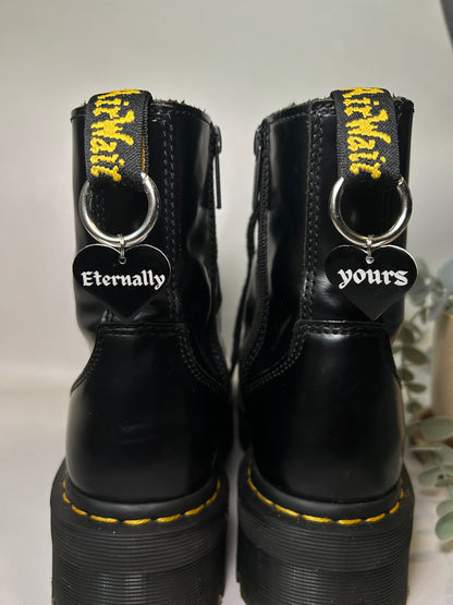 Eternally yours boot charms