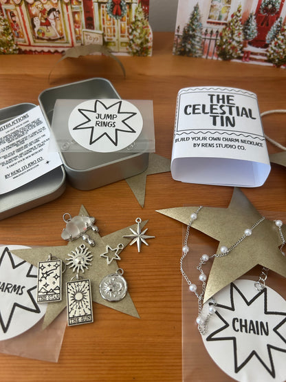 Celestial Tin - Build your own charm necklace.