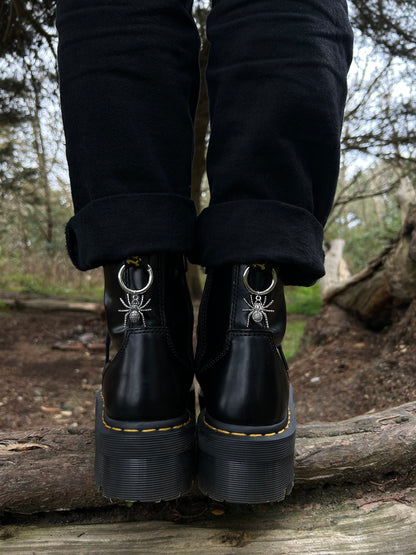 spider boot charms