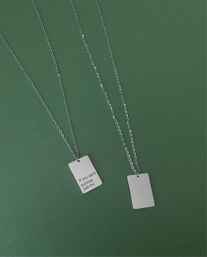 If you cant survive The 1975 necklace.