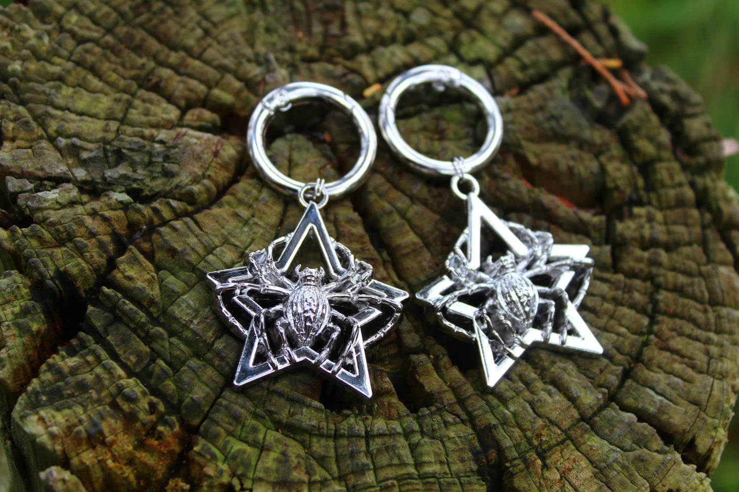 Star spider boot charms