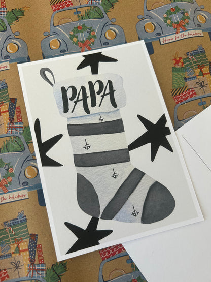 Papa postcard