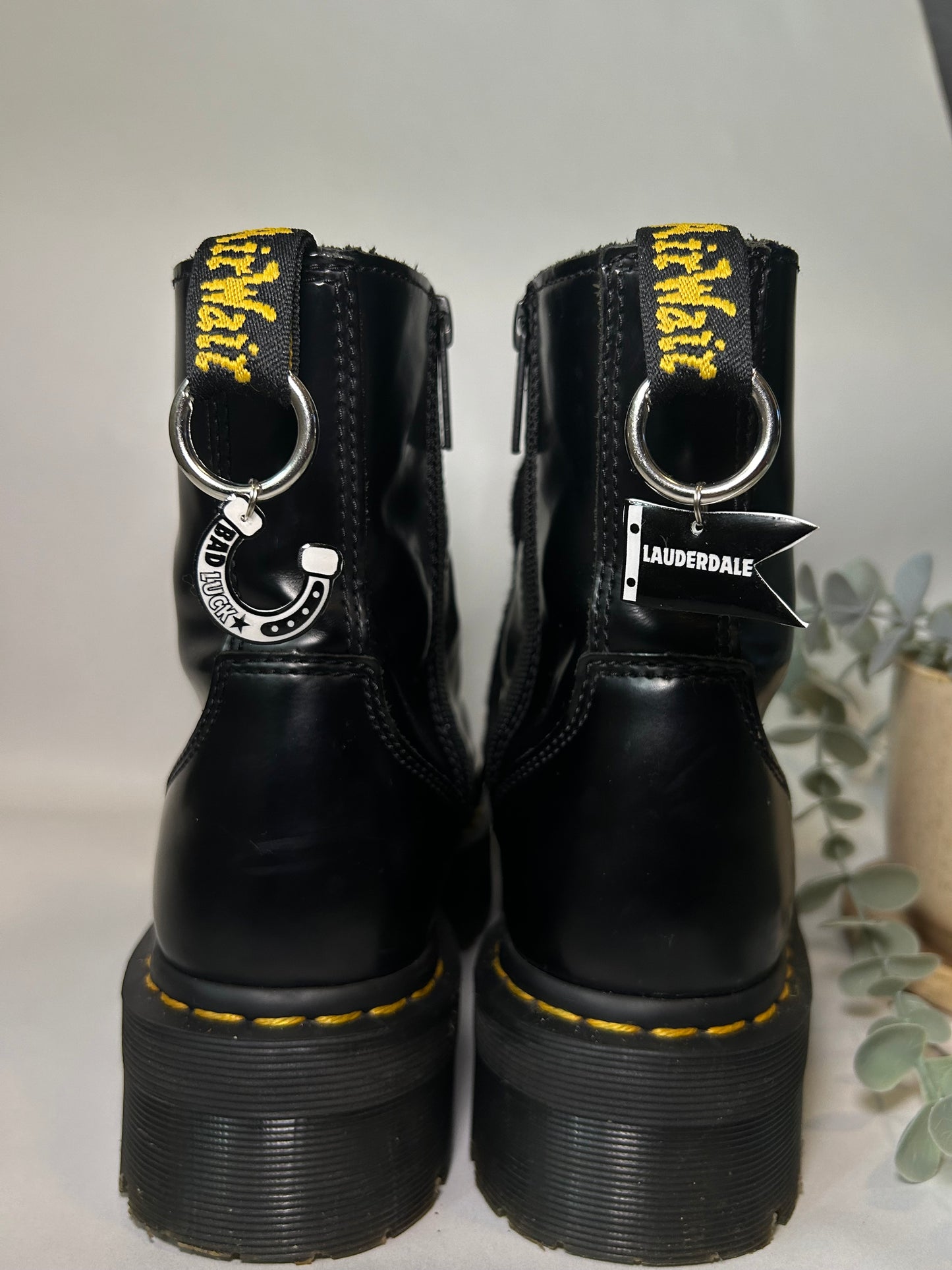 Bad luck boot charms