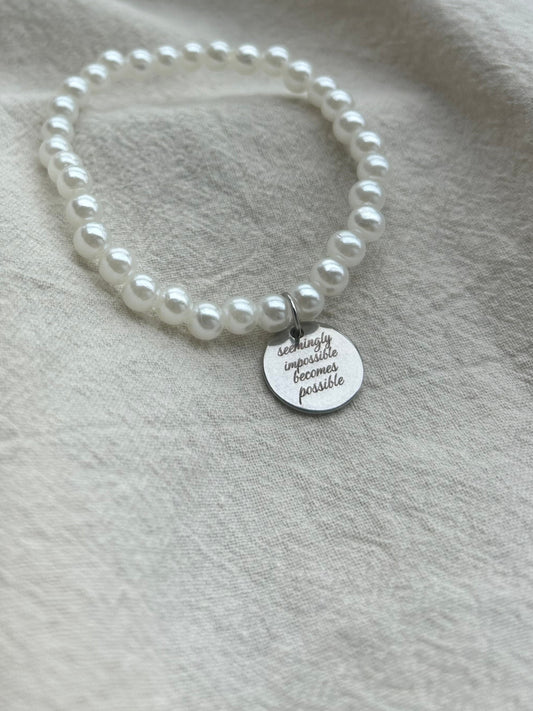 Do what scares you bracelet