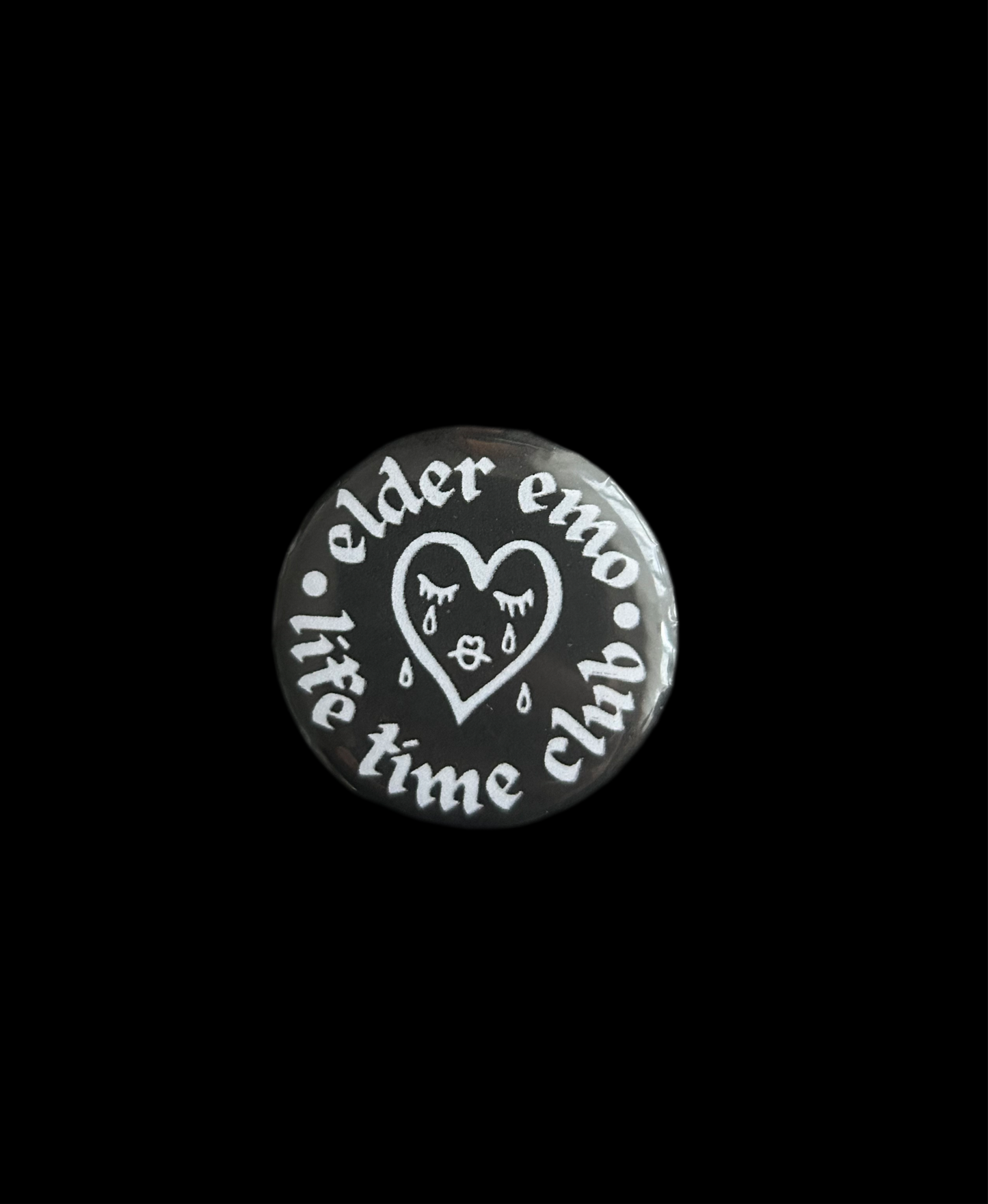 elder emo pin badge