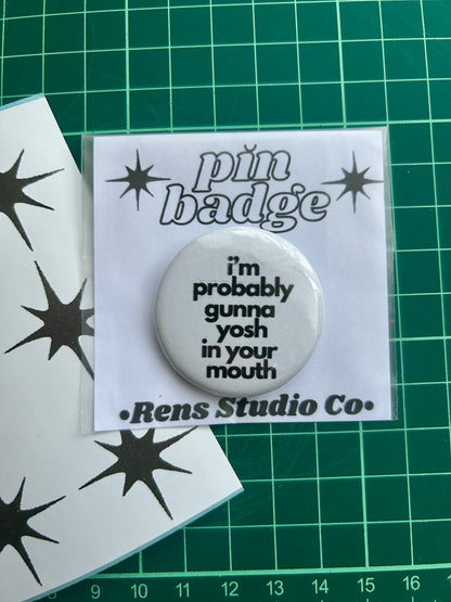 yosh pin badge