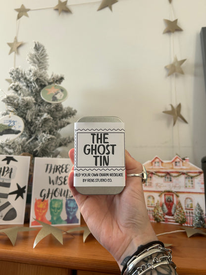 Crucifix Tin - Build your own charm necklace.