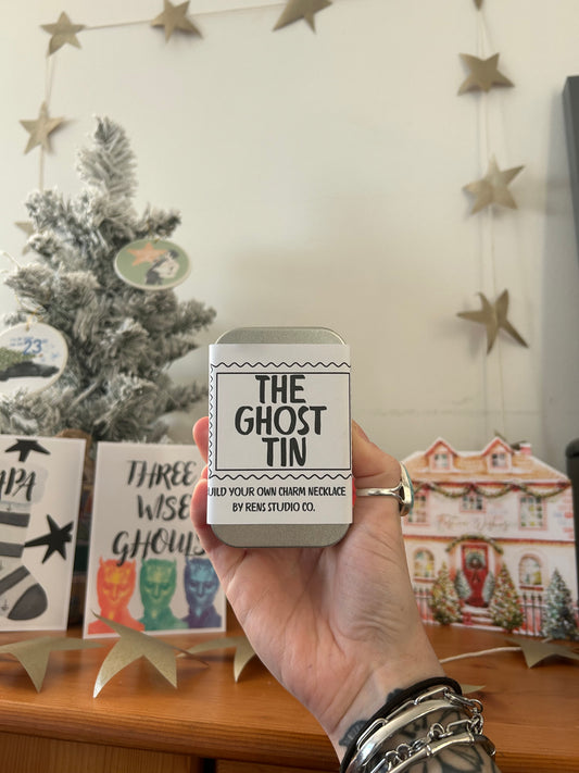 Crucifix Tin - Build your own charm necklace.