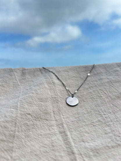 Pre order Custom Engraved circle necklace