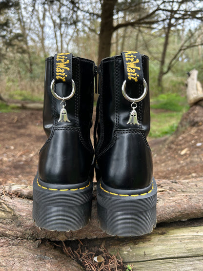 mini ghost boot charms