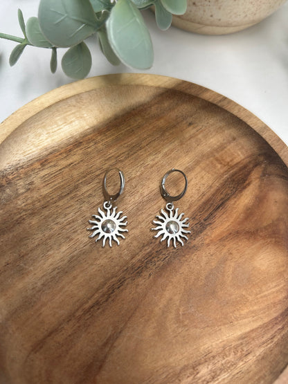 Sun earrings