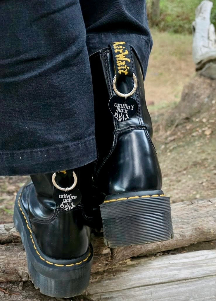 Witches you couldn't burn dr marten charms.