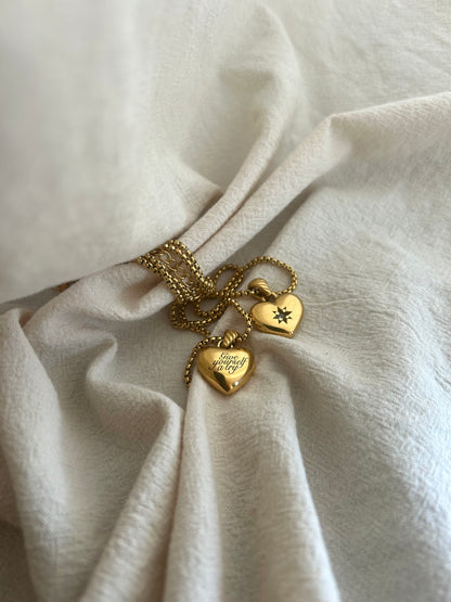 PRE ORDER Gold give yourself a try necklace